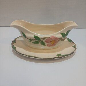 Vintage Mid Century Franciscan Desert Rose Gravy Boat